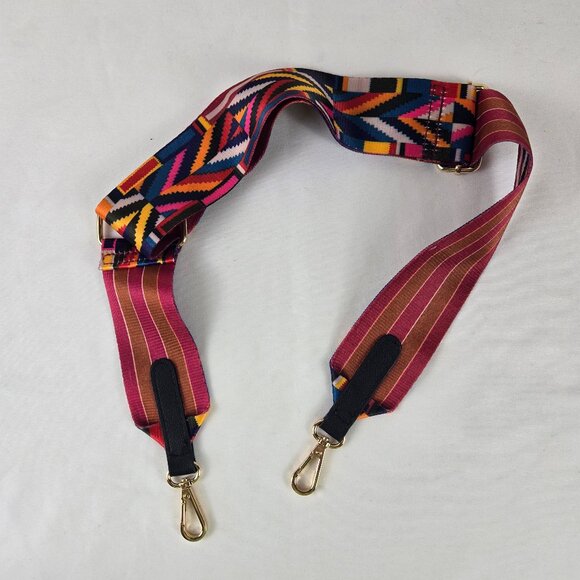 Mersi Colorful Long Adjustable Bag Strap Replacement Gold Toned Hardware - Picture 6 of 8